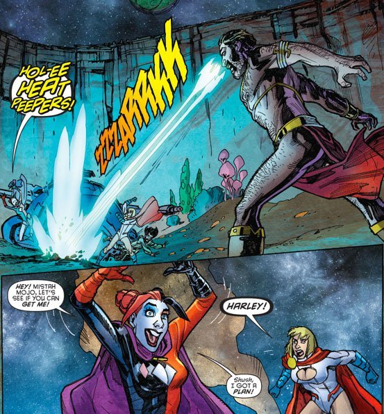 Harley and Power Girl Panel