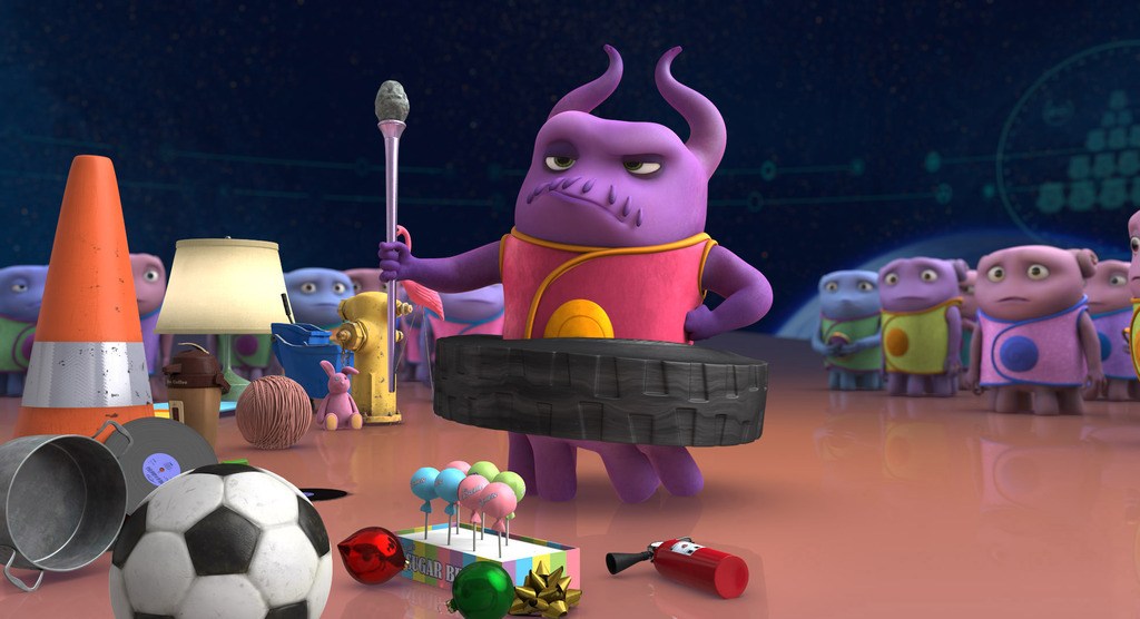 sq675_s15_f164_RGB Steve Martin is the Boov commander Smek, whose turn-ons include being right about everything, taking credit for others' accomplishments, believing his own publicity, and naming things after himself. Photo credit: DreamWorks Animation.