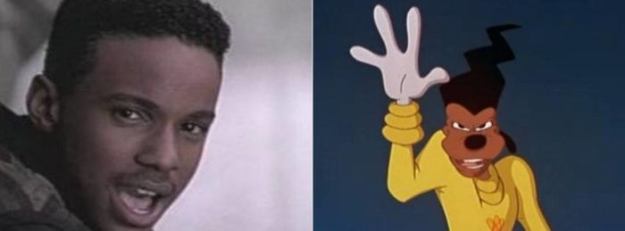 Goofy Movie Tevin Campbell next to powerline