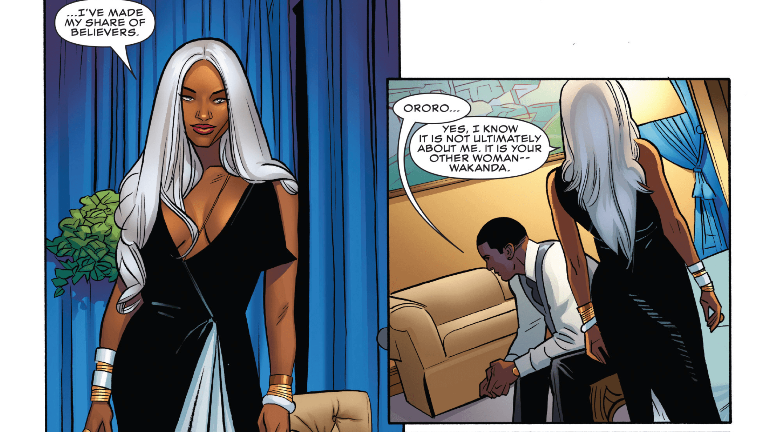...outside of saving the world, in the Black Panther #13?! 