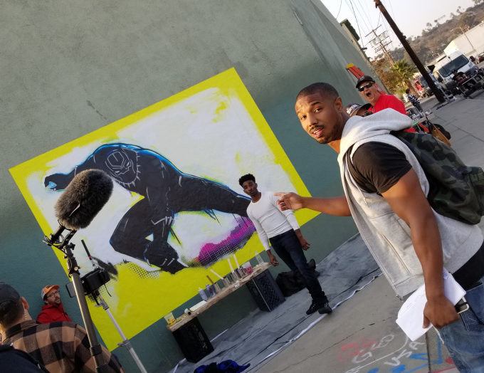 Michael B. Jordan Brisk Black Panther