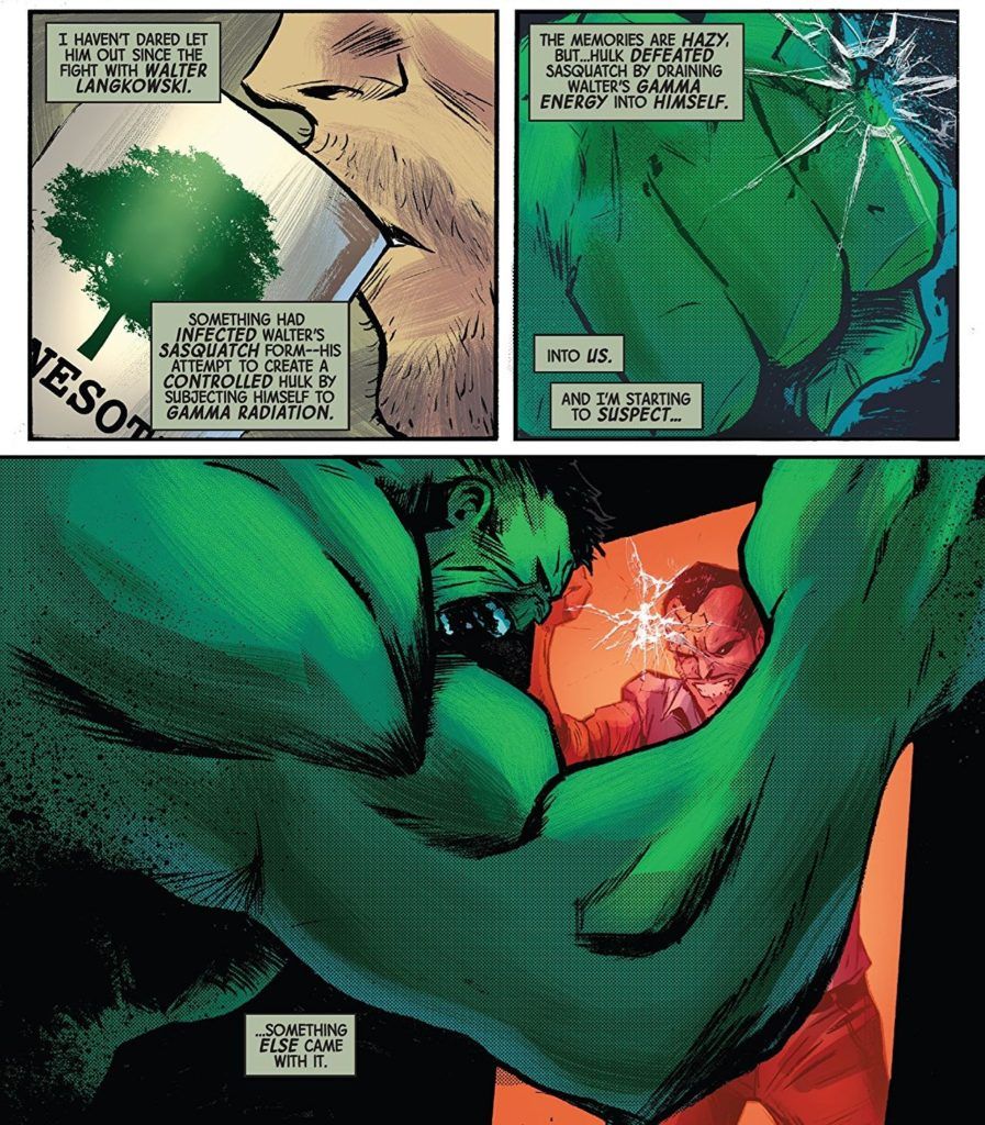 Bruce Locks up the Hulk