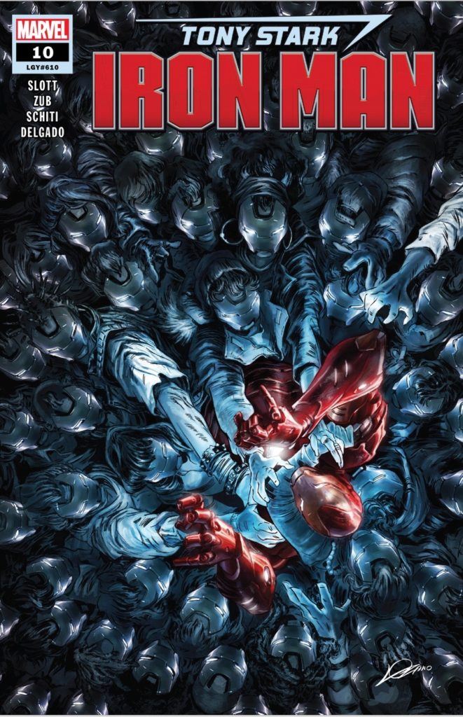 Tony Stark Iron Man 10 cover