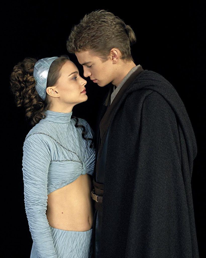 Young Anakin and Padme from Attack of the Clones