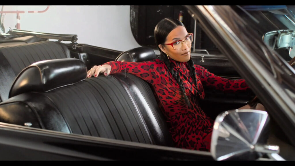 Ali Wong Don Wong Promo w/ Ali sitting in a Cadillac
