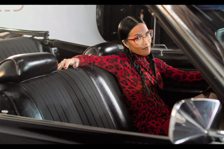 Ali Wong Don Wong Promo w/ Ali sitting in a Cadillac