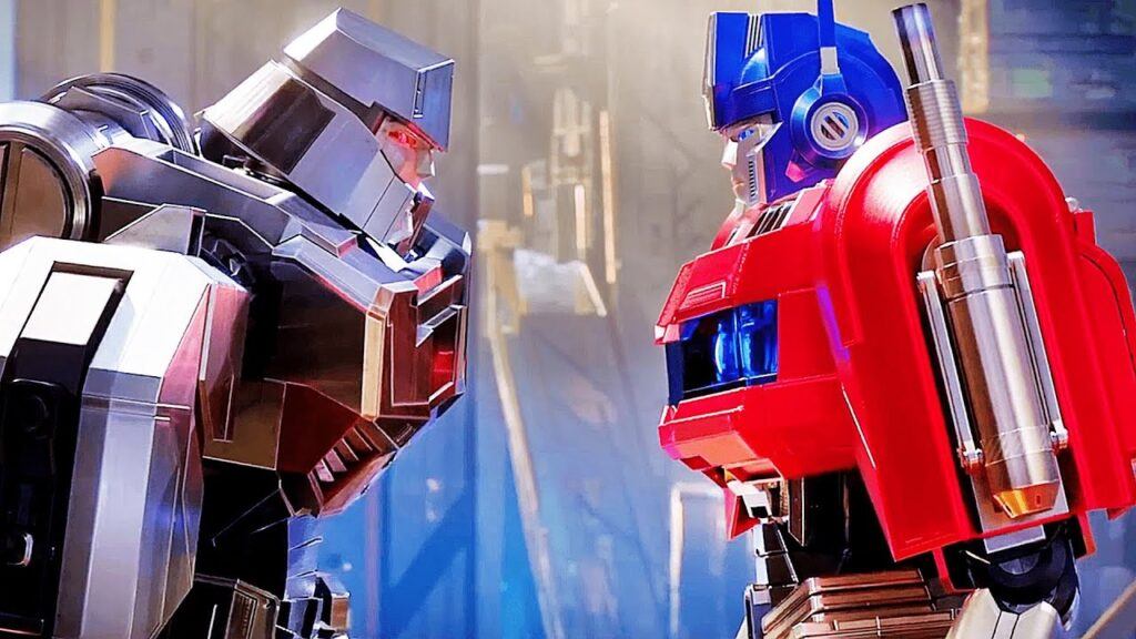 Transformers One version of Megatron and Optimus at odds